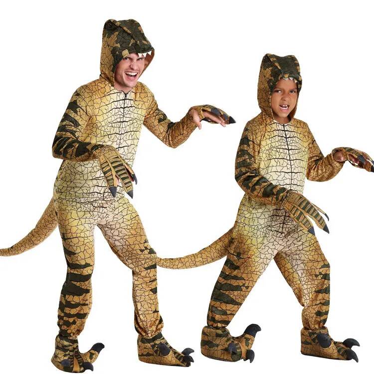 Anime Cosplay Jumpsuit - Disfraces de Dinosaurio Tiranosaurio para Niños