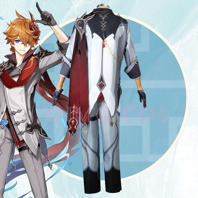 Genshin Impact Tartaglia Cospl - Anime Cosplay Jumpsuit reseña y precio