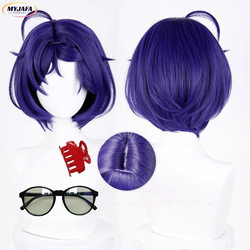 3,f;4,f'5.7\m/Peluca de alta c - Anime Cosplay Blue Hair reseña y precio