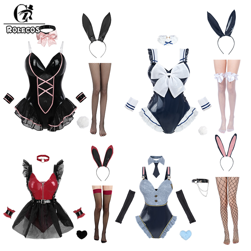 ROLECOS Traje de conejita orig - Anime Cosplay Jumpsuit reseña y precio